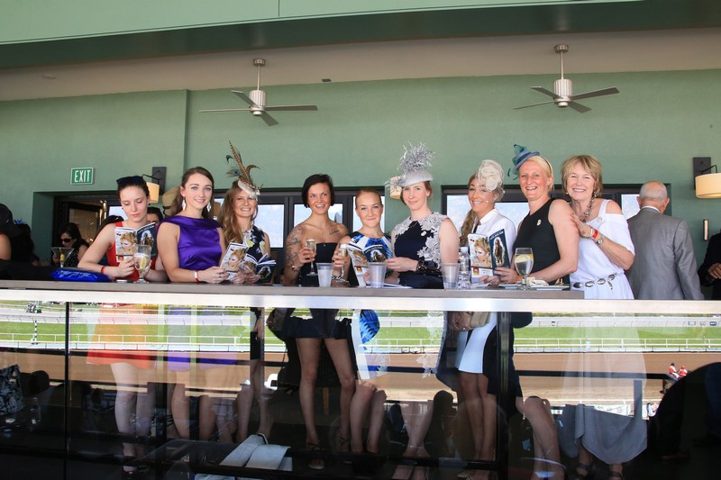 Racing day at Santa Anita Park